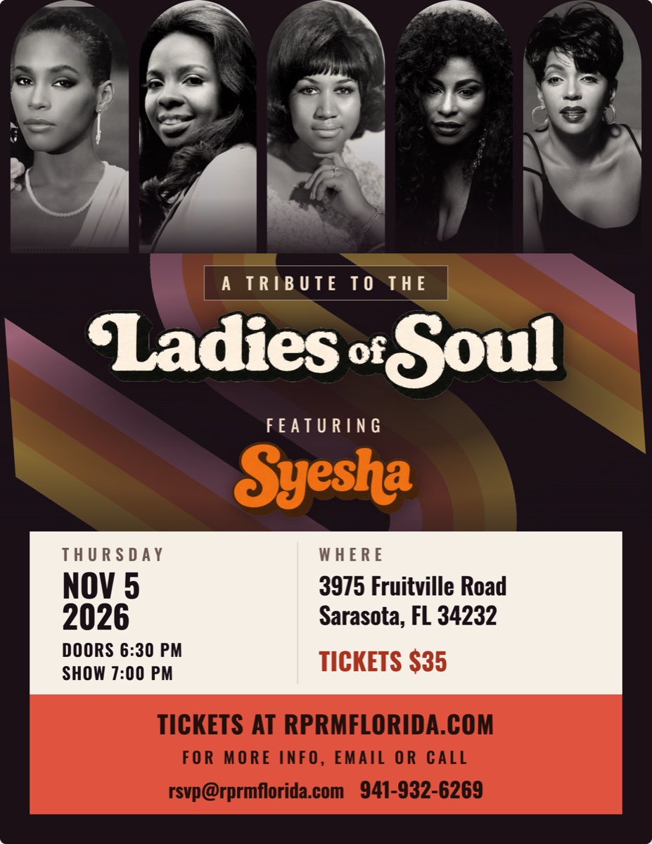 Ladies of Soul concert flyer